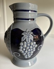 Vintage German Grey & Cobalt