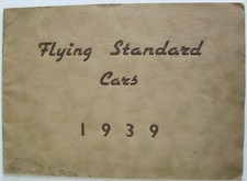 FLYING STANDARD for 1939 Range Car Sales Brochure Nine Ten Twelve Fourteen
