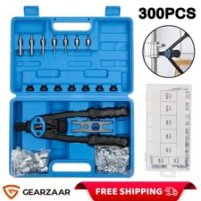 300PCS Rivet Nut Kit Riveter