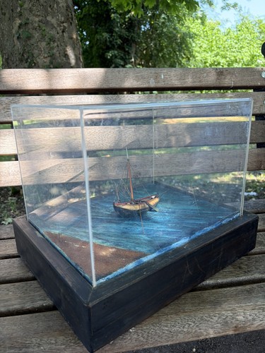 Antique wooden fishing - antique,