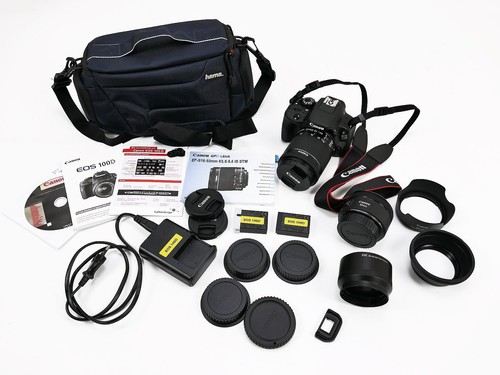 Canon eos 100d slr - canon, camera