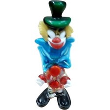 Murano Style Glass Clown