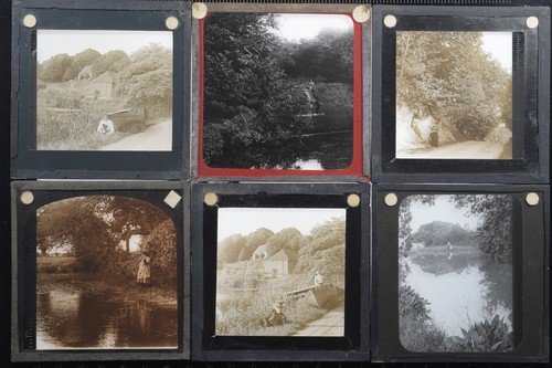 Magic lantern slides rural - magic,