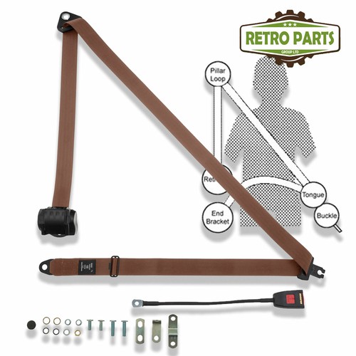Classic car inertia seat belt - seat,