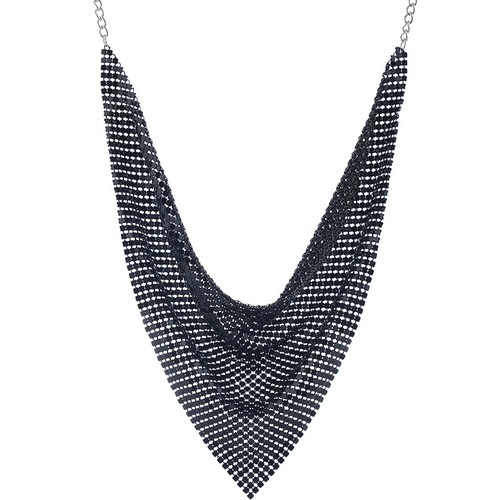 Scarf necklace sequins - necklace, tassel