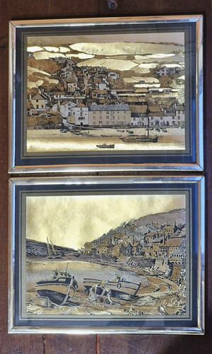 Set vintage gold foil - 2,