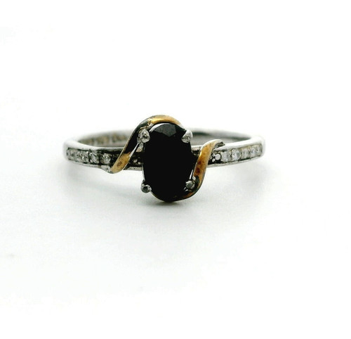 Gold silver sapphire diamond - silver,
