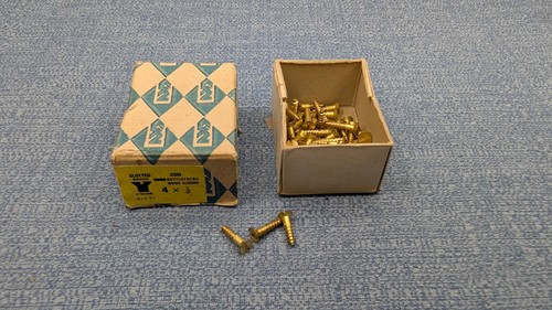 Vintage nos brass screws - nos,