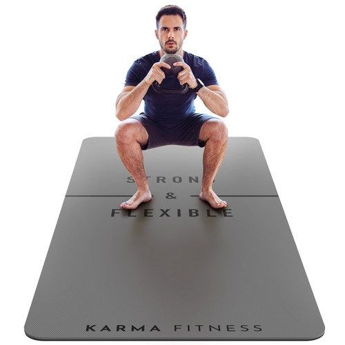 Large exercise mat - extra, wide