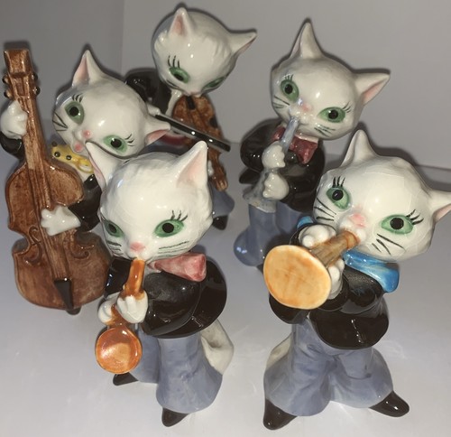 Goebel humorous cats jazz - cats,