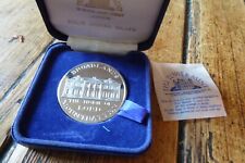BROADLANDS The Home of Lord Mountbatten Nickel Silver cased medal Tower Mint