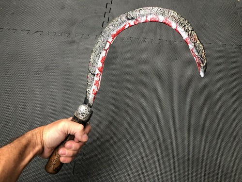 Bloody scythe foam - foam, horror