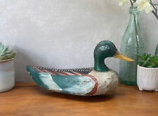 Antique Decoy Duck, Wood and