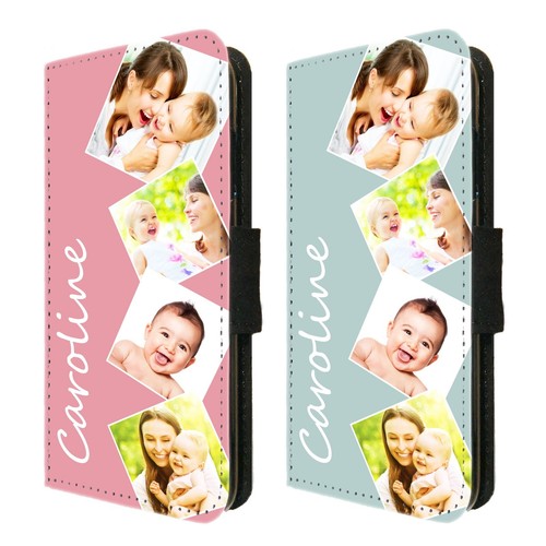 Personalised flip wallet - personalised, phone