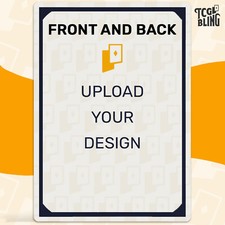 Custom Cards FRONT and BACK. Upload your own image. 2.5'' x 3.5'' (Poker Size)