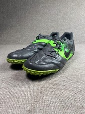 Nike Bomba Soccer Shoes 13 Mens Gray Green Sneakers