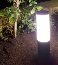 CLEARANCE ITEM - Ellumiere 12v Garden Bollard Lights - 3w LED - Black