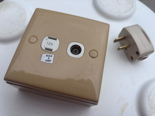Clipsal 12volt socket & TV