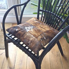 Cowhide Pillow Cover, Natural