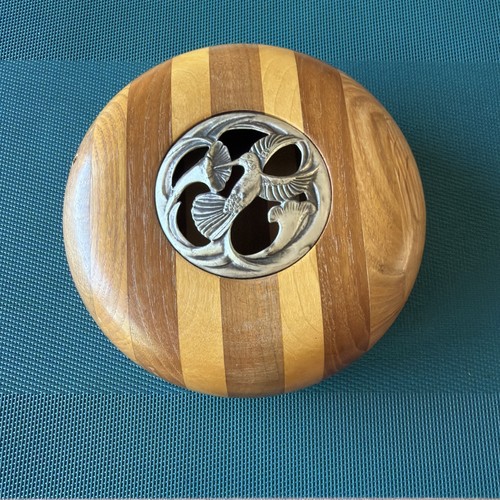 Wooden potpourri hand turned - wooden, hand-turned