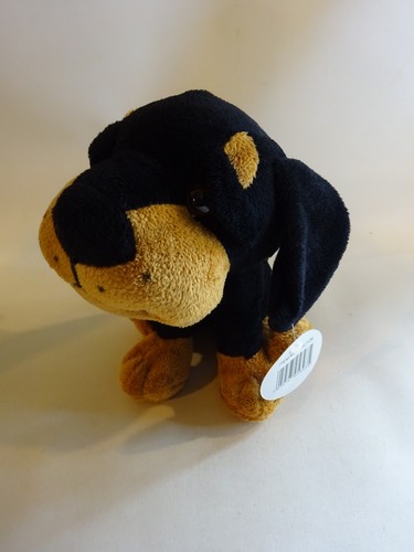 Rottweiler puppy dog soft toy - dog, toy-