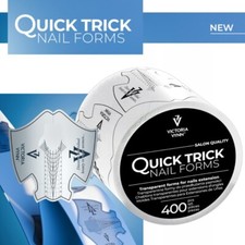 Victoria Vynn Quick Trick Nail Forms UV Gel Builder Extensions Stickers Acrylics