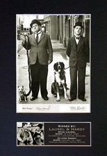 #19 LAUREL AND HARDY Reproduction Signature/Autograph Mounted Signed Photograph
