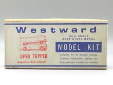 WESTWARD MODEL UNBUILT WHITE METAL KIT OPEN TOPPER 4MM