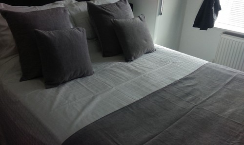 Silver grey plain chenille - silver,