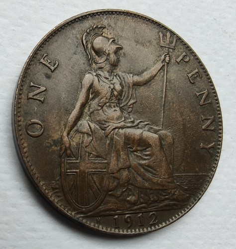 1912 king george - king, bronze