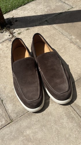 Loake tuscany suede loafers - loake,