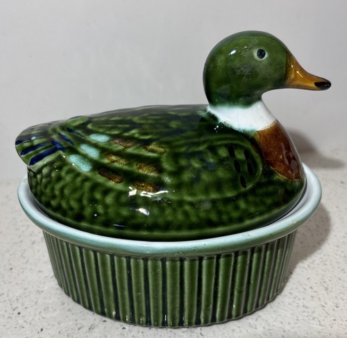 Vintage mallard duck terrine - mallard,