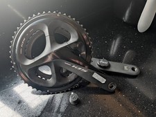 SHIMANO 105 FC-R7000 Crankset 50/34T 170mm w/ 4iiii Left Power Meter USED C