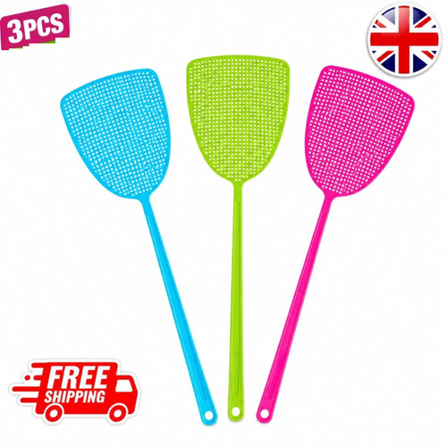 Pack fly swatter set - 3, heavy