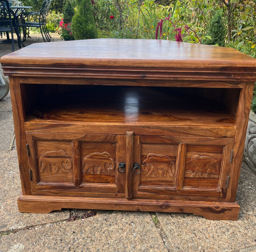 Solid sheesham wood hathi - wood,