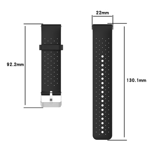 Silicone strap watch band - band, for