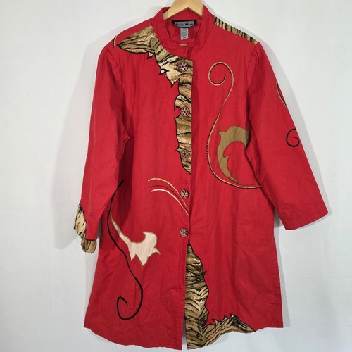 Vintage indigo moon red jacket - vintage,
