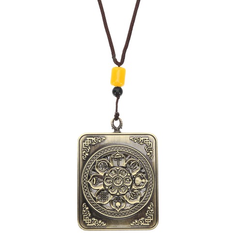 Hanging retro necklace - ,