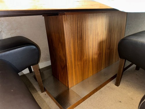 Dining table set chairs - set, used