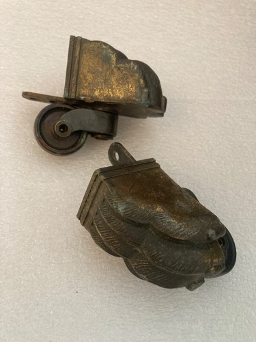 Pair antique bronze - or, brass