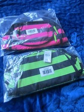 ABERCROMBIE KIDS Pink & Blue + Green & Blue Striped Backpacks RETAIL $49.95 eac