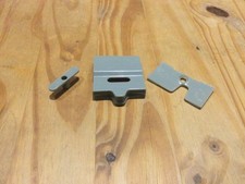 dometic fridge/freezer bigger size grey door catch and plate caravan/motorhome