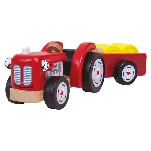 Tidlo wooden farm tractor and - wooden,