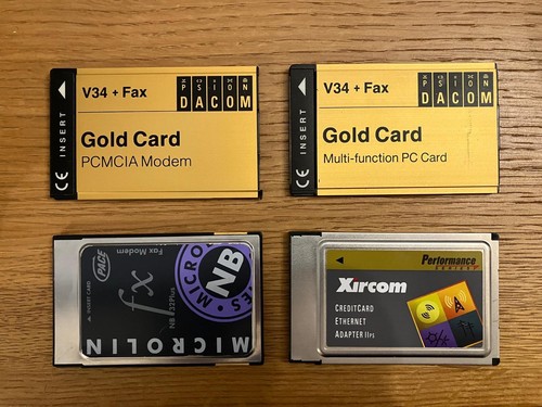 4no pcmcia modem cards job - pcmcia,