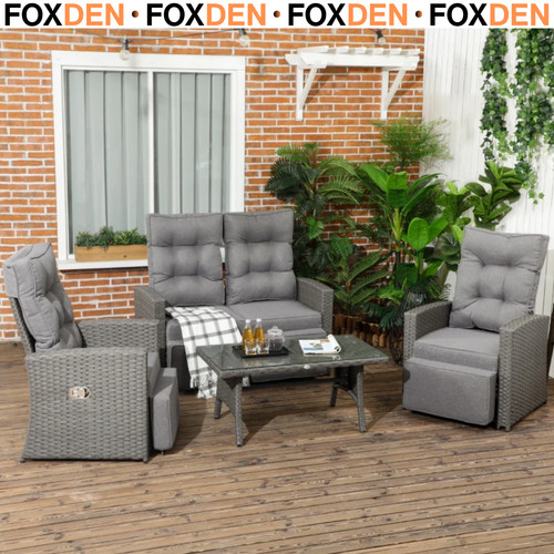 Piece rattan garden - 4,