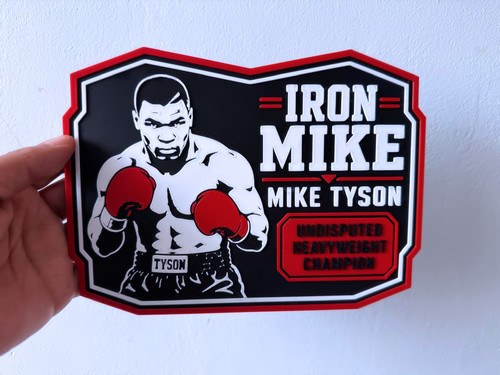 Mike tyson boxing - tyson, plaque