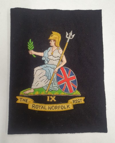 Royal norfolk regiment gold - royal,