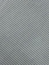 Black/Off-White Dogtooth Denim Fabric