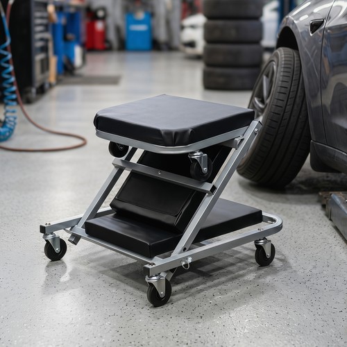 Mechanic z seat creeper - 2-in-1, z-seat