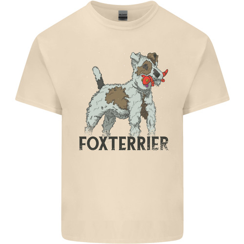 Fox terrier with toy dog - fox,